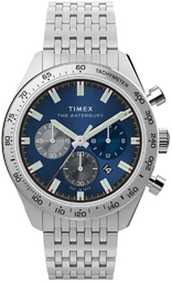 Timex Herreur Tw2y18500 The Waterbury Blå/stål Ø41 Mm