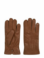 Cashmere Lined Leather Gloves Gant Brown