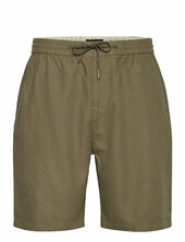 Seasonal Core - Fave Cotton Linen Relaxed Fit Bermuda Scotch & Soda Green