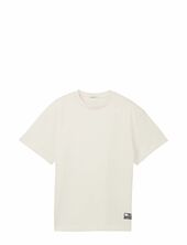 Over Printed T-shirt Tom Tailor White