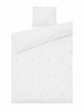 Daisy Bed Linen 140x200 Cm White/light Blue Dk Juna White