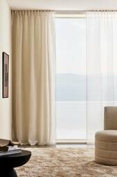 Quilo Multifunktionsgardin 2-pak Beige