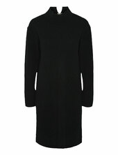 Yasemilie Ls High Neck Knit Dress S.noos Yas Black