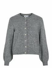 Vigladys O-neck L/s Knit Cardigan/tes Vila Grey