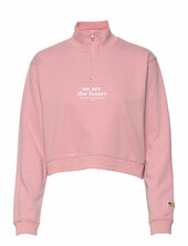 W. Half Zip Sweat Svea Pink
