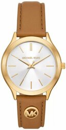 Michael Kors Dameur Mk7543 Runway Sølvfarvet/læder Ø38 Mm