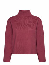 Mslupi High Neck Knit Pullover Minus Red