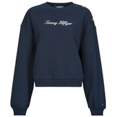 Sweatshirts Tommy Hilfiger  Gold Btn Script Fleece Swtsrt