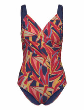 Granada Bikini Wirefree Covering T-shirt Swimsuit Femilet Red