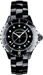 Chanel Dameur H1625 J12 Sort/keramik Ø33 Mm