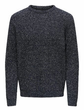 Onsmalaki Reg 7 Crew Knit Cs Only & Sons Navy