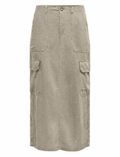 Onlmalfy-caro Linen Long Skirt Pnt Only Beige
