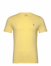 Custom Slim Fit Jersey Crewneck T-shirt Polo Ralph Lauren Yellow