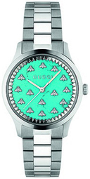 Gucci Dameur Ya1265044 G-timeless Turkis/stål Ø32 Mm