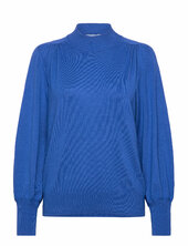 Msilma Mock Neck Pullover Minus Blue
