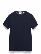 Slim Shield Ss T-shirt Gant Navy