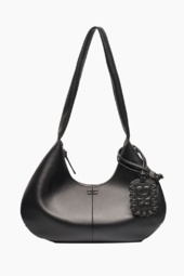 Ganni Bou Bag Hobo Medium A6837 - Black - Ganni - Sort One Size