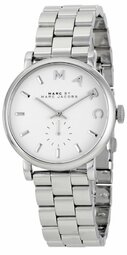 Marc By Marc Jacobs Dameur Mbm3242 Baker Hvid/stål Ø36.5 Mm