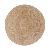 Bombay Tæppe - Flettet Jute - Ø150 Cm - Natur - House Nordic