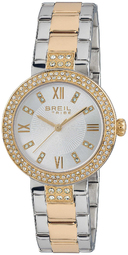 Breil Dameur Ew0421 Tribe Sølvfarvet/gul Guldtonet Stål Ø32 Mm