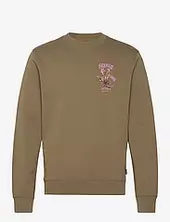 Front And Back Artwork Sweatshirt Scotch & Soda Khaki