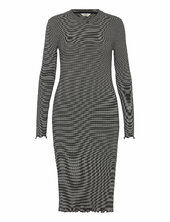 5x5 Stripe Boa Dress Mads Nørgaard Grey