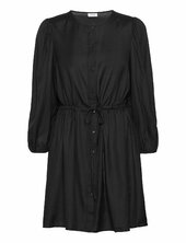 Vipricil O-neck 7/8 Dress - Noos Vila Black
