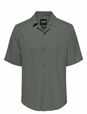 Onsdash Life Reg Res Ss 001 Shirt Noos Only & Sons Grey