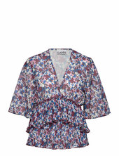 Pleated Georgette Ganni Patterned