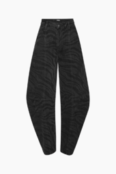 Zebra Twill Cargo Pants - Black Washed - Rotate - Sort S