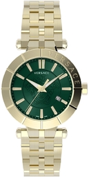 Versace Herreur Ve2b00621 V Race Grøn/gul Guldtonet Stål Ø43 Mm
