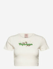T-shirt Ss Barbara Kristoffersen By Rosemunde White