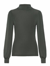 Srroman T-neck Top Soft Rebels Khaki