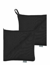Grydelapper 20x20 Soft 2 Stk. Black Södahl Black