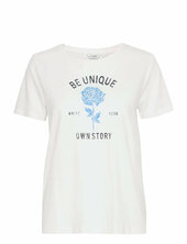 Bysobbe Flower Tshirt - B.young White