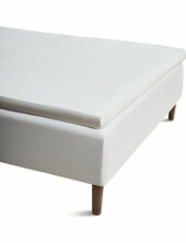 Percale Fitted Sheet W/o Elastic 120x200 Cm White Juna White