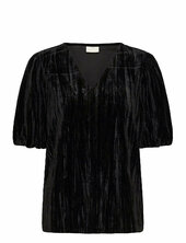 Kaelva Jersey Blouse Kaffe Black