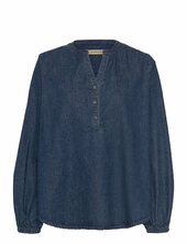 Pd-harper Chambrey Blouse Pieszak Navy