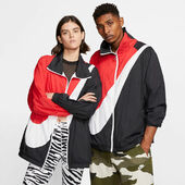 Nike Sportswear Swoosh Woven Vindjakke Damer Tøj Sort S