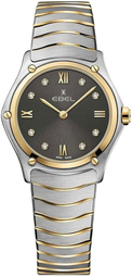 Ebel Dameur 1216419a Classic Sort/18 Karat Guld Ø29 Mm