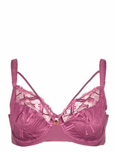 Graphic Support Covering Underwired Bra Chantelle Pink