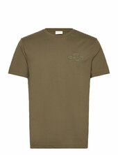 Reg Tonal Shield Ss T-shirt Gant Khaki