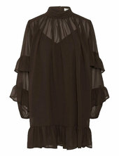 Gzmio Short Dress Gestuz Brown