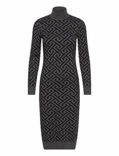Vmaria Ls High-neck Calf Dress Rep Vero Moda Black
