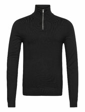 Ecovero Half Zip L/s Knit Lindbergh Black