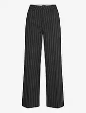 Edie Lurex Stripe Wide Leg Pant Scotch & Soda Black