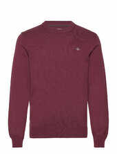 Ctn/wo C-neck Gant Burgundy
