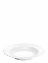 Pastatallerken Dyb Plissé 28 Cm Hvid Pillivuyt White