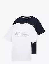 Doublepack T-shirt, Packaging Tom Tailor White