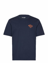 Small Logo Tee Wrangler Navy